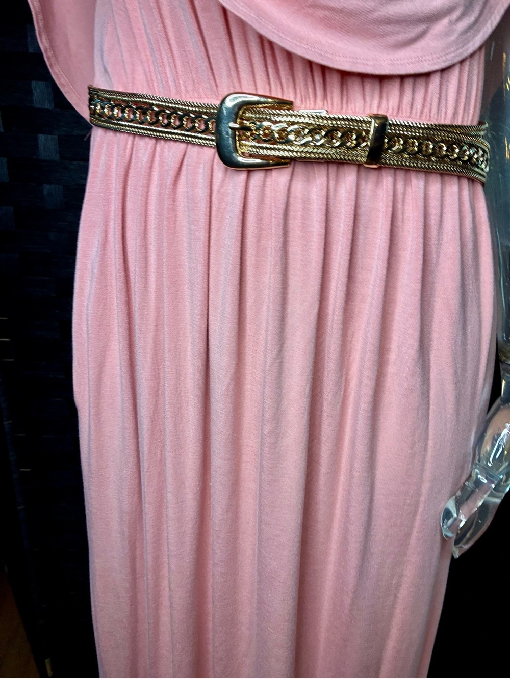 Gold Chain Link Women's Fashion Belt